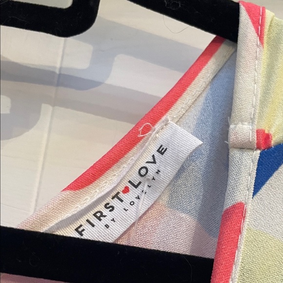 🌴🌴First Love Multicolor Abstract Women's Blouse (oversized) - Picture 2 of 6